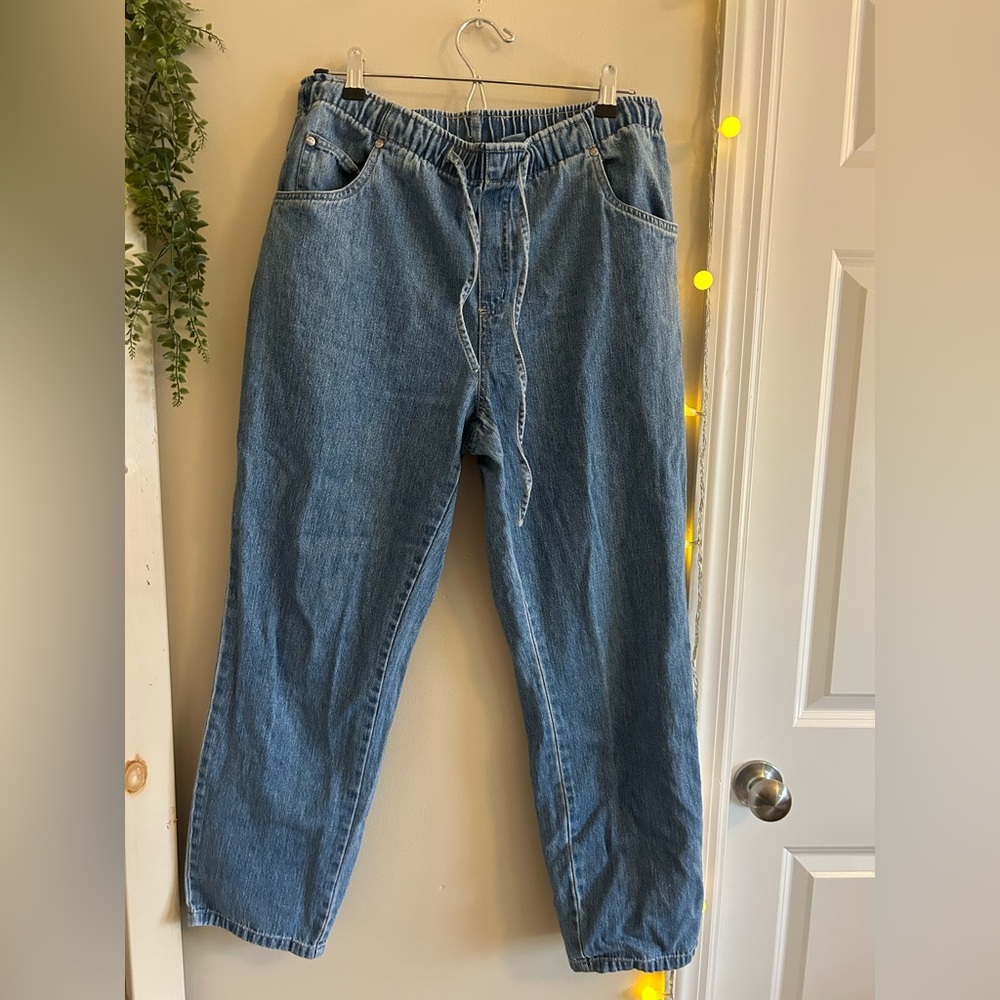 Blue Denim Jogger Pants -size 10P